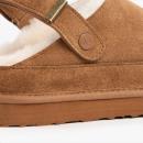 Ladies Quinn Sheepskin Sling Back Mule Slipper Chestnut Extra Image 4 Preview